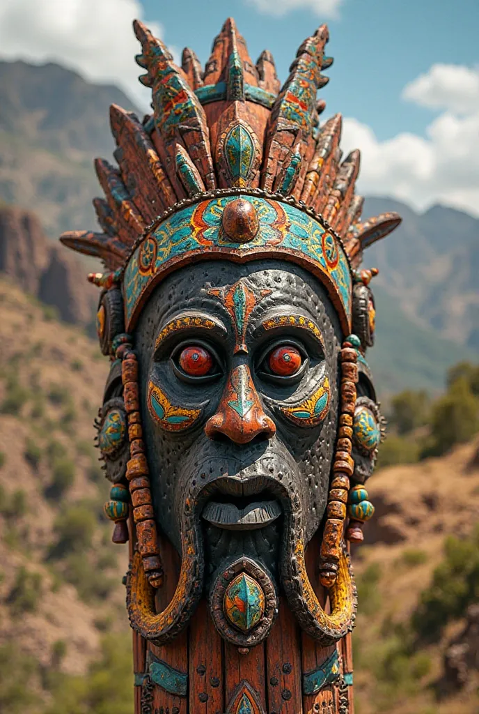 Ethiopian Warriors mityology mask