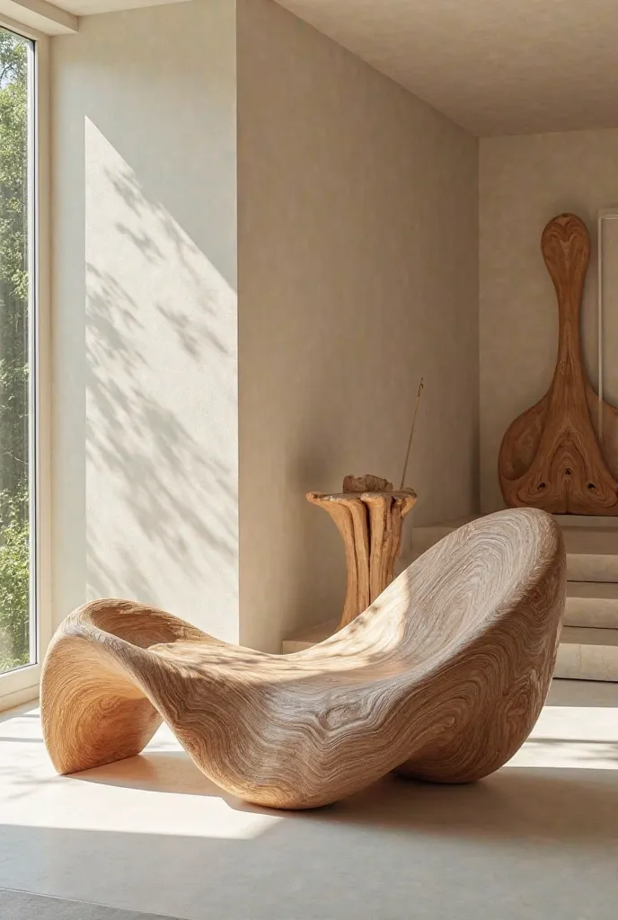 Furniture made of natural figure 