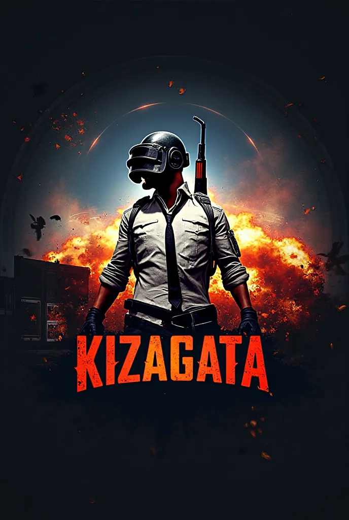 i need a logo for pubg. my name is KIZAGATA. also have only my name