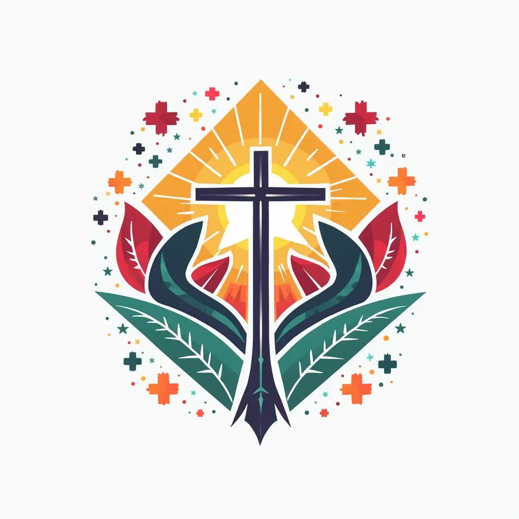 Design me a colorful and original logo for a Christian page on FB called "active christian community"
