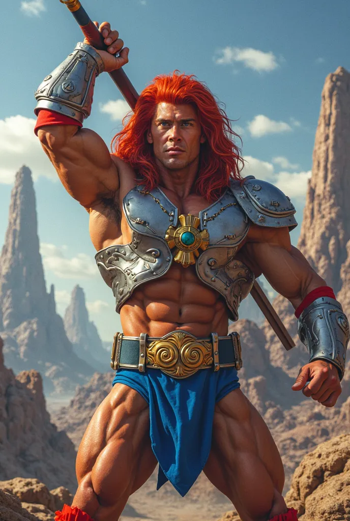 john cena as live action movie lion-o from the thunder cats 