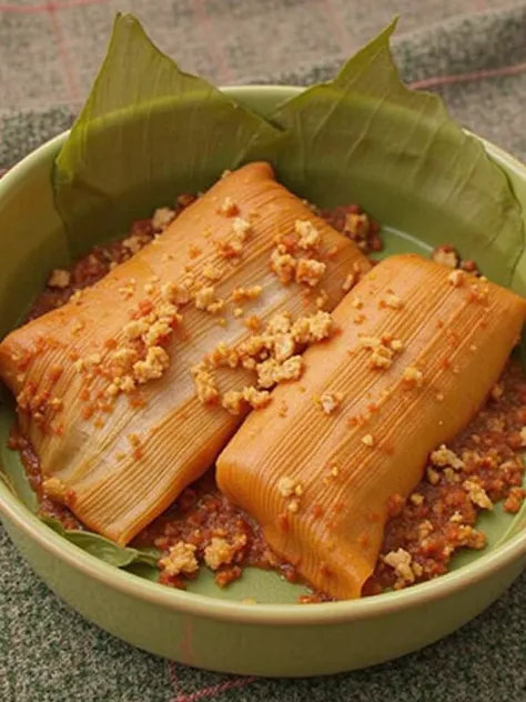 RED CHICKEN TAMALES.
+ INGREDIENTS FOR RECIPE.
- 5 chilies from the tree.
- 5 guajillo peppers.
- 5 tomatoes.
- 1/ 2 Onion .
- 3 cloves of garlic.
- 2 cubes of chicken broth.
- 2 chicken breasts.
- 1 kilo of dough.
- 1/4 of pork butter.
- Salt to taste.
- ...