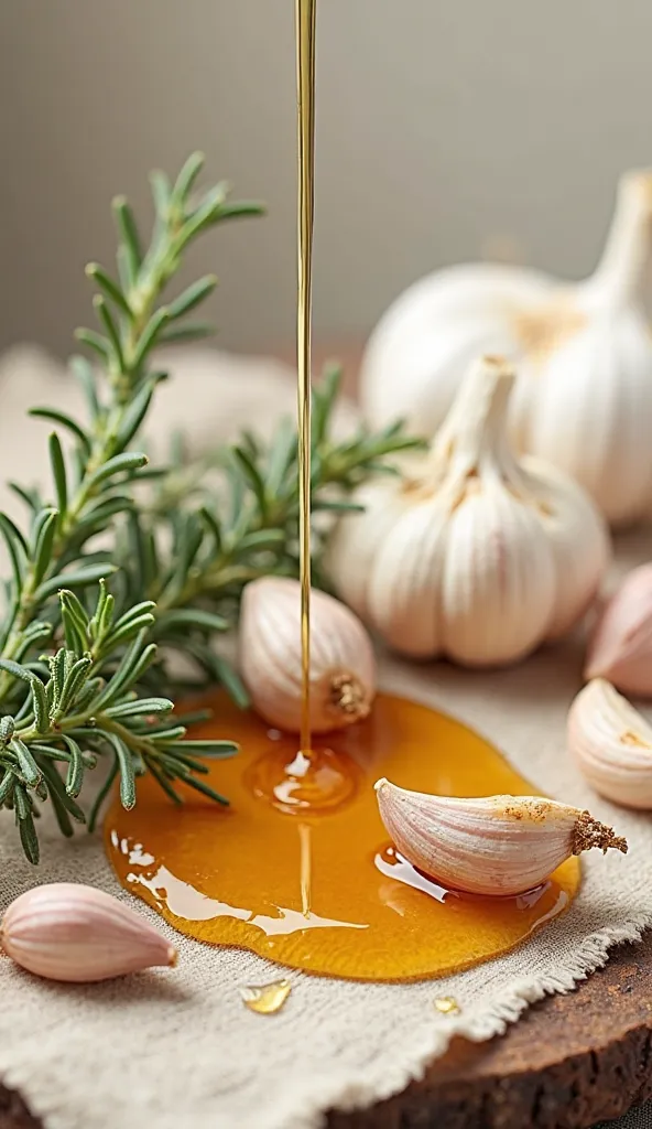 Rosemary honey and garlic 