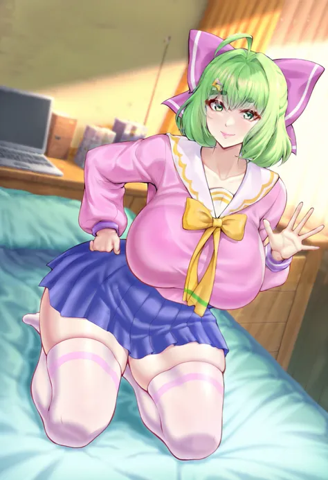 Masterpiece, best quality, high resolution, 1girl ,full body shot, (best quality), (ultra-detailed), (masterpiece, best quality:1.3), 1female, adult, Masterpiece, Best Quality, hi res,HD, detailed 1girl ,anime, mature female, indoors, smile, age 30 - 40 ,c...