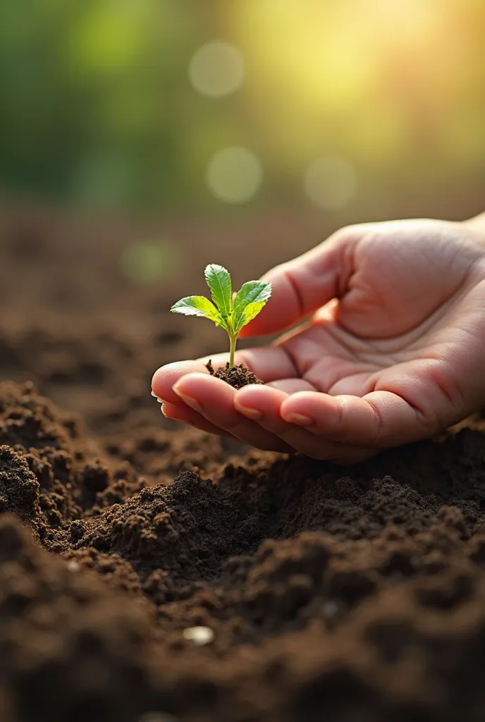 Sowing a seed icon