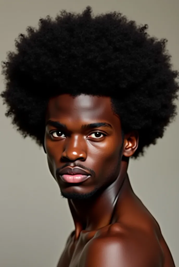 Beautiful afro man 