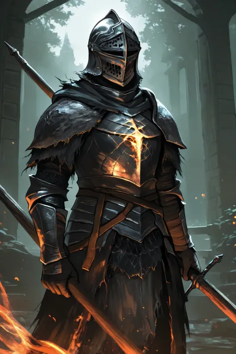 Dark Souls 3 style painting