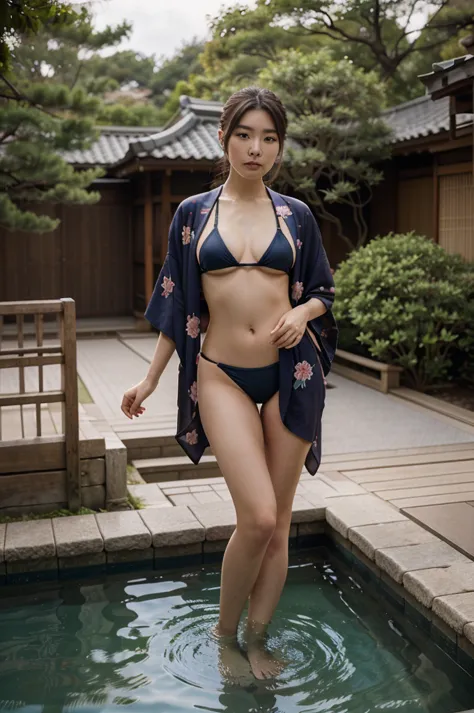 japanese woman, 22 years old, b96-w61-h98 cm, height 166cm, weight 57kg, full body, sexy, detailed facial features, elegant expression, graceful posture, 4k, high resolution, photorealistic, professional portrait photography, natural lighting, soft bokeh b...