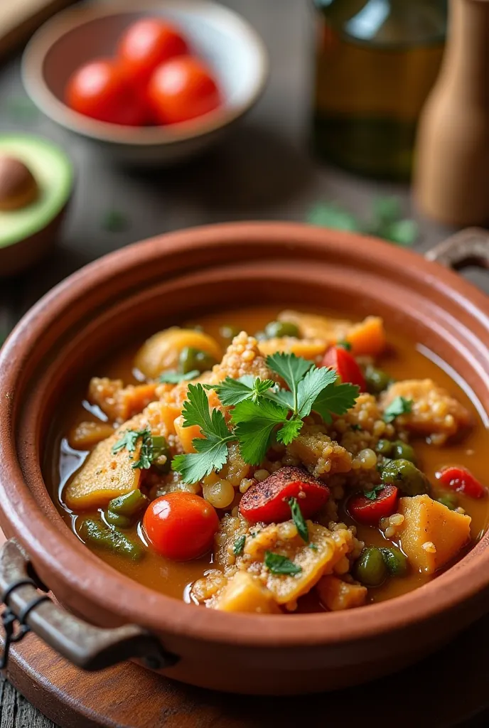  Hello my followers !  Today I will share with you my experience in preparing the authentic Moroccan tagine .  Tagine is one of the traditional dishes that distinguishes Moroccan cuisine, and everyone prepares it in their own way Different .  I tried a spe...