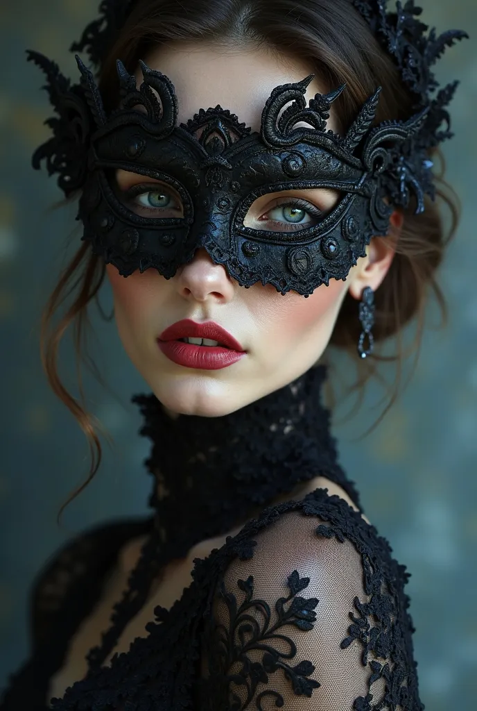 woman, носящая   в черное фиолетовое кружево  wearing a mask, фантастическая blindfold, fabulous, difficult красивое лицо,  wearing a mask, perfect face!! difficult, a mask, !Seductive eyes and face!, difficult beauty, difficult face, masquerade mask, dark...