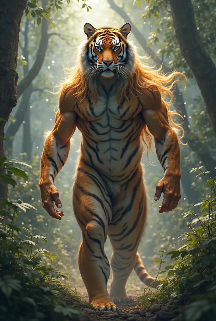 Tiger turn into human