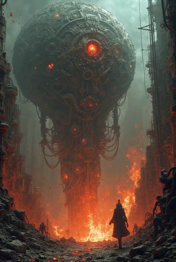 Steampunk technology in hell