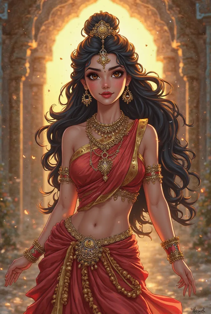 I need hot sexy beautiful pictures of Lordess Radha in anime form in naked form and have Big boobs and naked pussy 