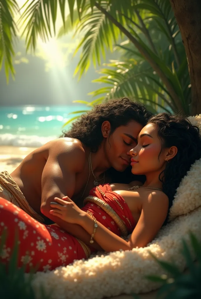 Moana sleeping with bf naked