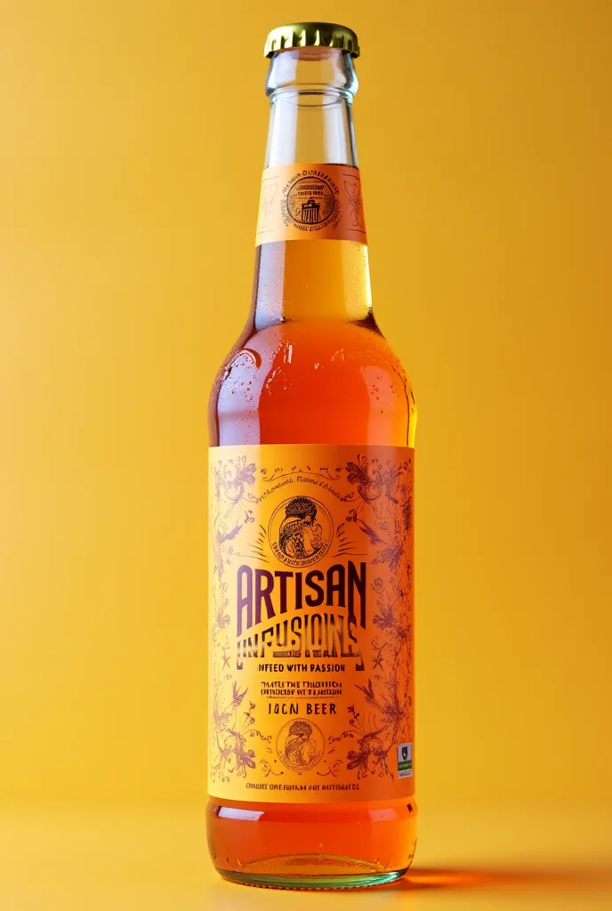 A ginger beer drink plastic bottles of 500ml with stickers name of business artisan infusions and slogan Taste the Tradition, Infused with Passion." For Botswana drink ..on how the packaging maybe