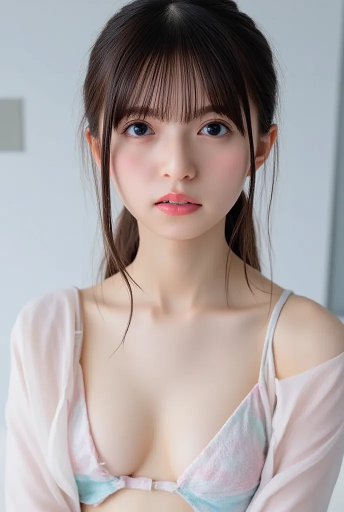 masterpiece, ultra high quality , 8k, beautiful picture, (low-rise thong:1.2),(detailed colored micro bikini:1.4), (detailed full body:1.6), (huge breast and cleavage:1.8), the ultimate cute girl, ultra high resolution, beautiful face, Japanese, realistic ...