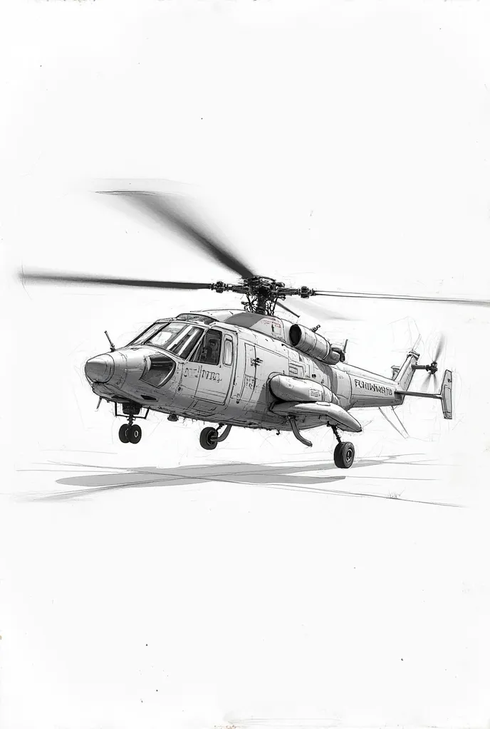 Helicopter sketch