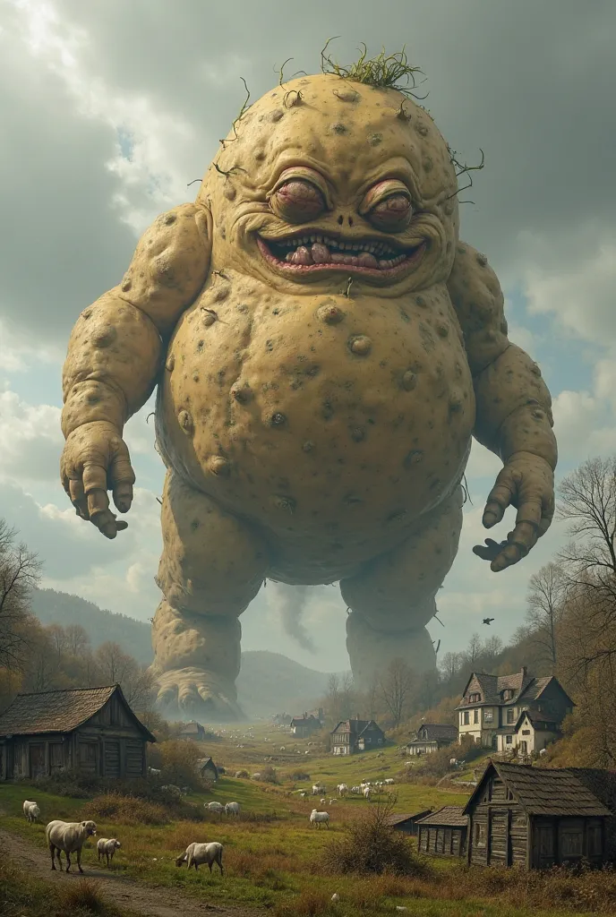 giant potato monster in Belarus