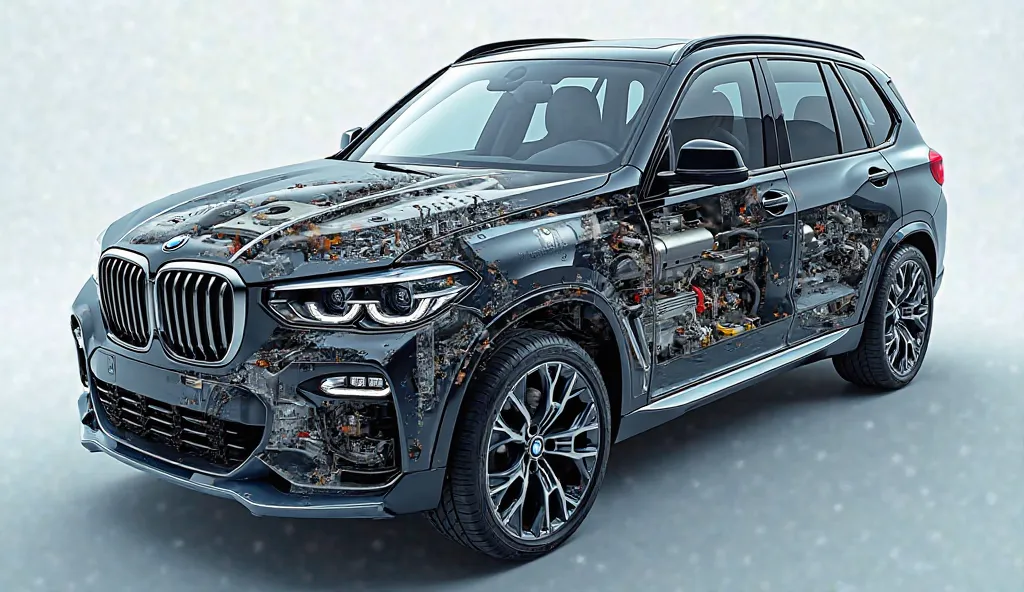 2025 BMW X 5 Engine room view