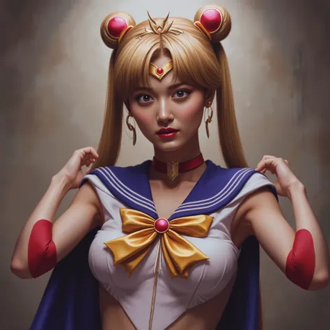 Sailor Moon,chest, Mizuki Yamashita,real,