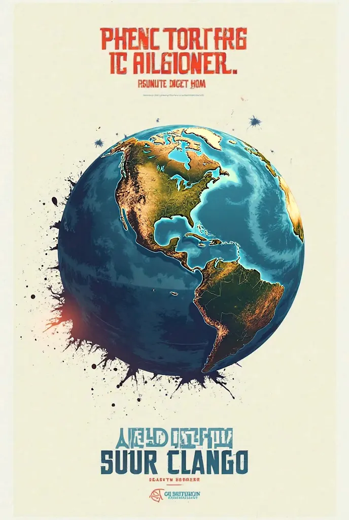 save the earth poster