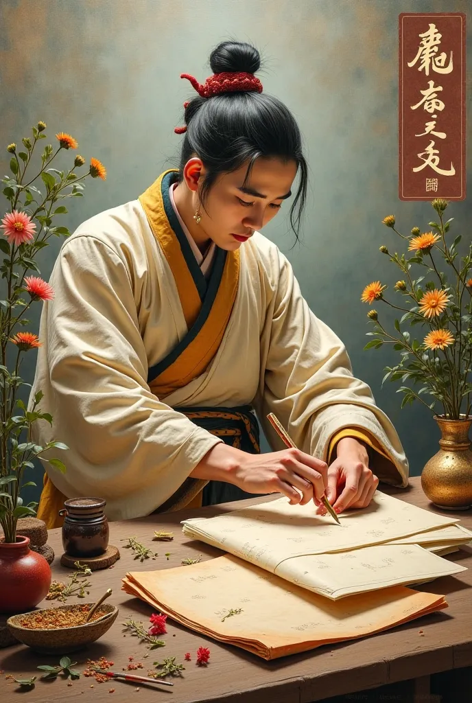 In 105 BC, Tsai Lun of China invented paper