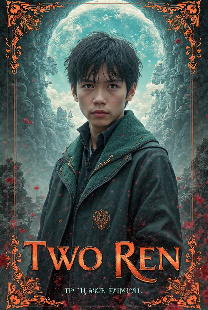 draw the book cover for the book Two ren by Thach Lam