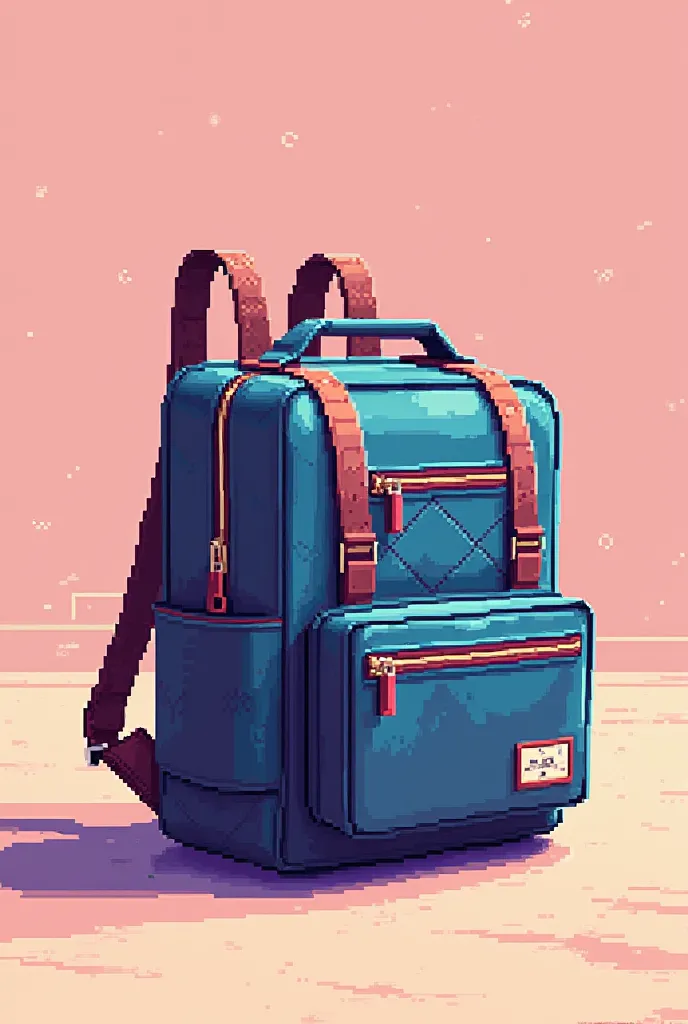 pixel backpack in 8 bit graphics