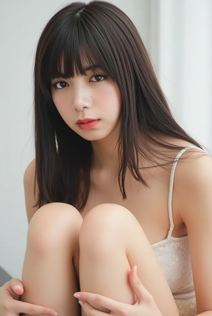 (    realistic   , photo-    realistic   :1.37), (masterpiece), ( top quality :1.4), (   Ultra High Resolution:1.2),(    RAW photo  :1.2), ,(目の    realistic   サイズ, droopy eyes,  sleepy face,  if ,     realistic    skin,  ecstasy face),     masturbation  , ...