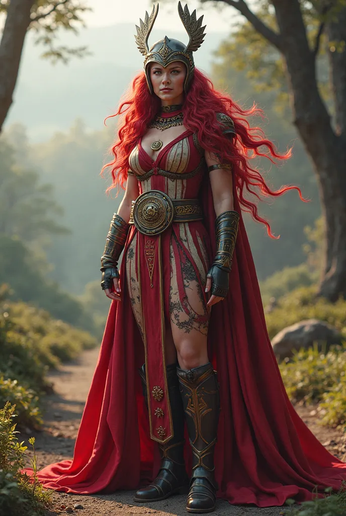 scarlet witch in obelix outfit