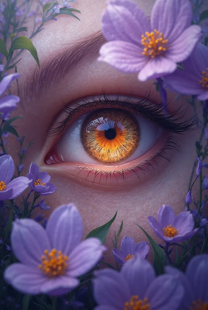 Iris both the eye and the flower