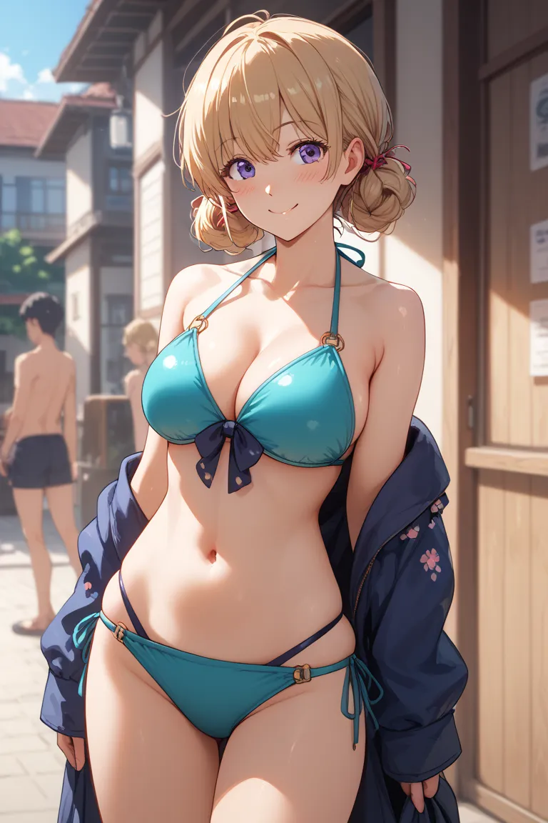  脇の下を見heightない，height，， 脇の下を見heightない， no background ，  Staring atと透明になります， ãã “ã¼ ã，Staring at，blush，bikini，smile