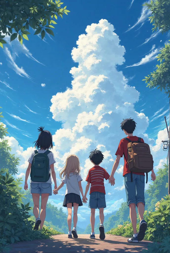 An anime film about friendship
