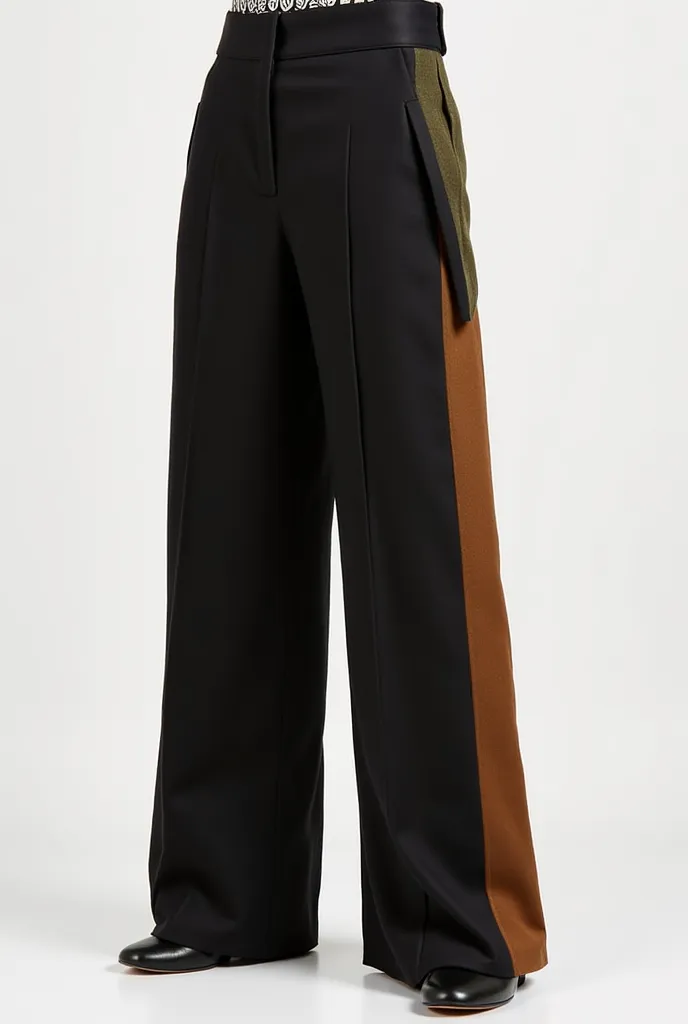 Got it! You want something cleaner, with fewer patches and a more refined design. Let’s simplify the concept while keeping it bold and stylish.

Refined Trousers Concept for Azania

1. Silhouette & Fit:

Wide-leg trousers with a structured but clean look.
...