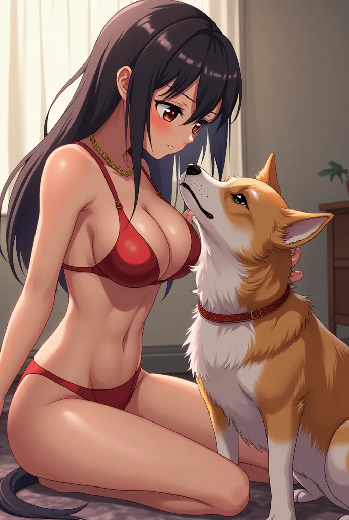 Hentai anime naked wife fucking a dog