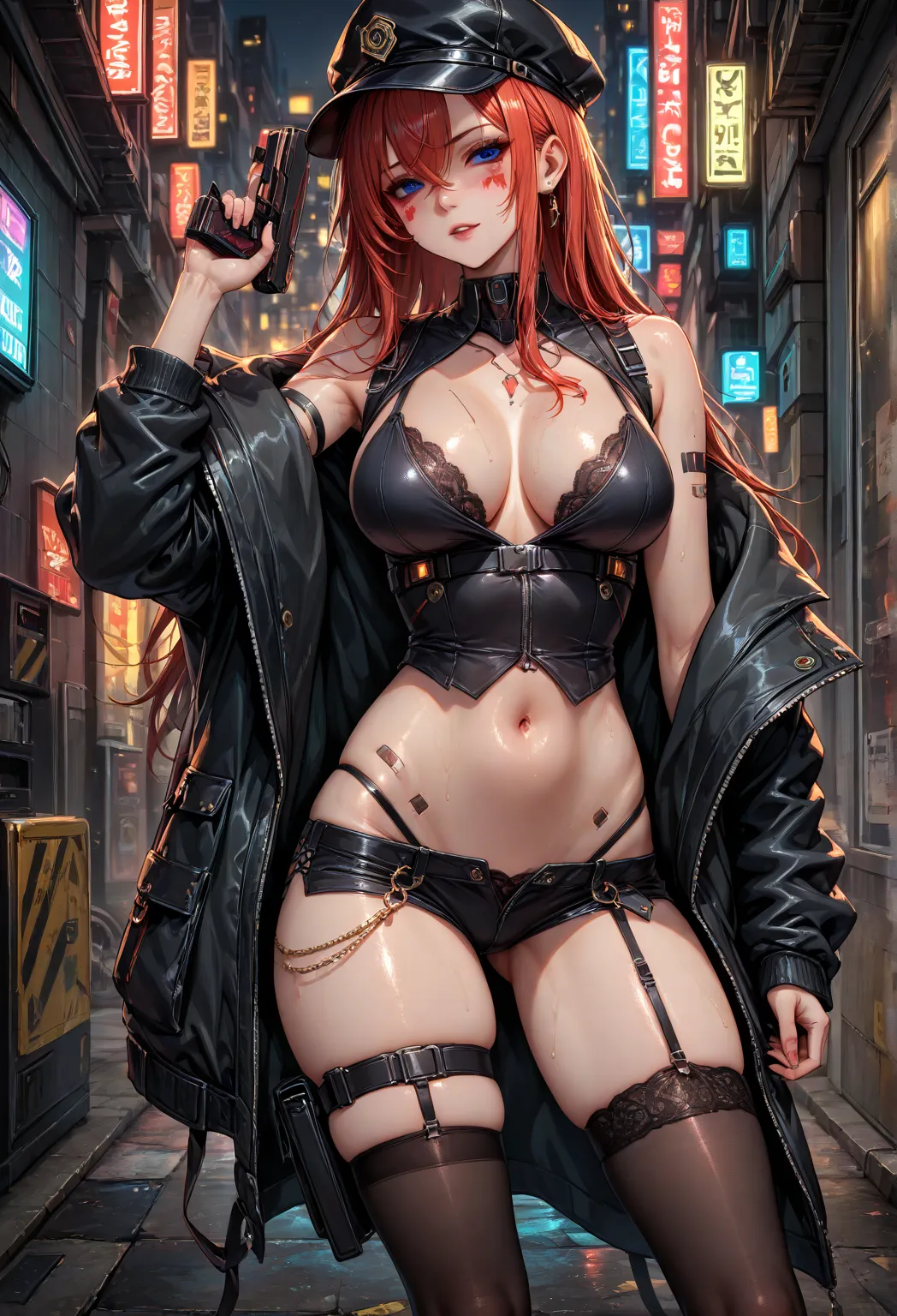 cyberpunk prostitute