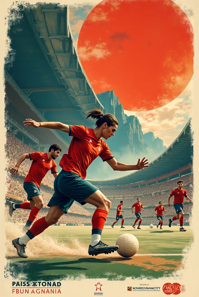 Posters for tournament traditional sports games 