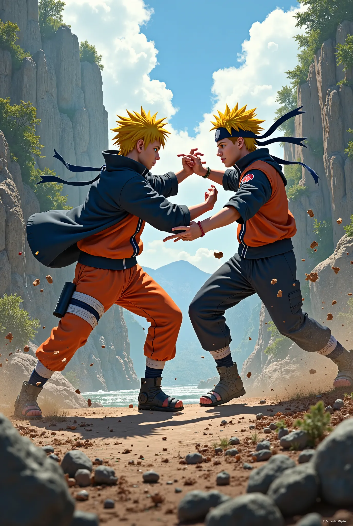 Fight with Naruto 