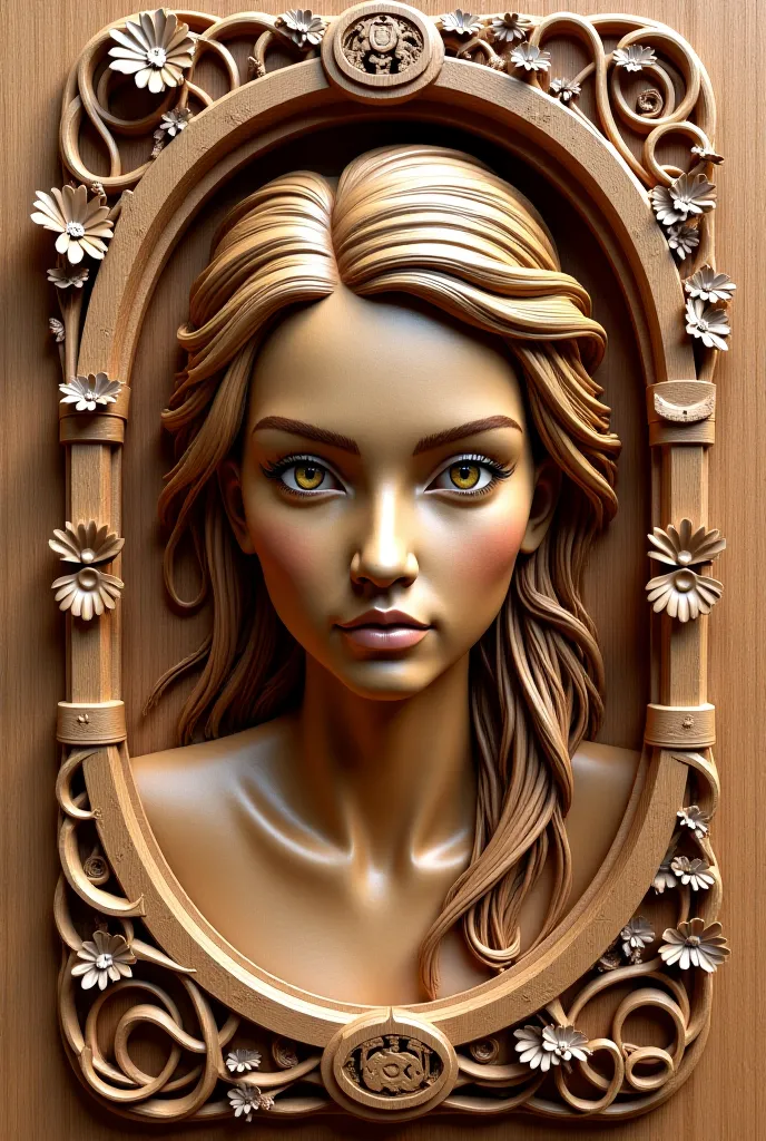 Carve this uploaded image on wooden door