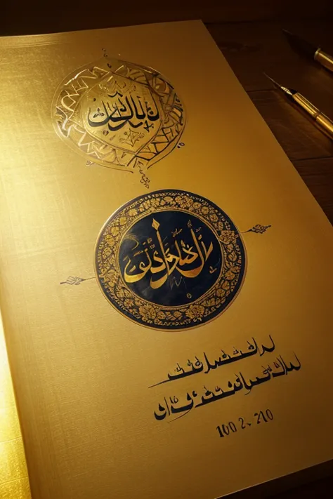 Beautiful Islamic calligraphy featuring the full text of Sayyidul Istighfar, surrounded by golden light with a peaceful sky background