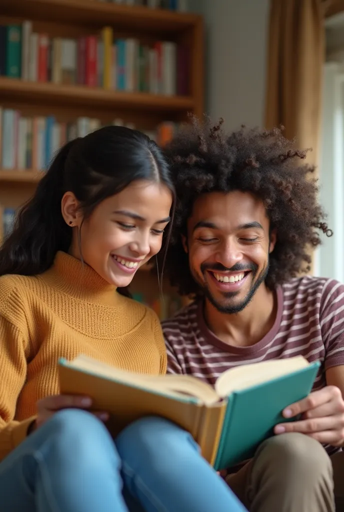 Image 1: "Create two images of American parents smiling with their two ren and satisfied when choosing an e-book subscription plan. The scene should convey the idea that they are making a great choice for their ren's future."