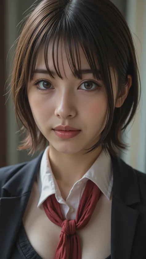 (((nsfw)))、 school uniform,((())), without makeup, kampala ,Professional Photos, kampala ,small breasts,, slim, 古いstorehouse, 汚れたstorehouse, storehouse, 埃っぽいstorehouse, storehouseの床に横たわっている, dusty uniform , please open her legs and show her underwear , ...