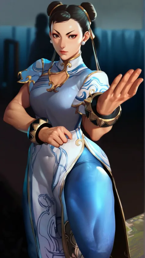 Chun-Li from Street Fighter II、anime, high res
