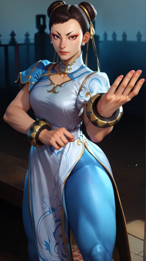 Chun-Li from Street Fighter II、anime, high res

