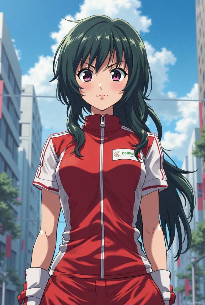 Leave her with the UA training uniform from the anime Boku no Hero 