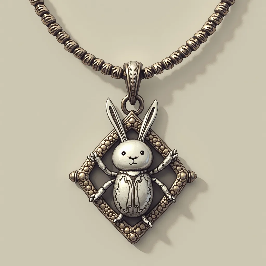 Please make a necklace.
The necklace should be perfect, as if it came from nature.
The necklace is a silver necklace and has a lot of rust marks.
The necklace should reflect the beauty of nature, such as rock normals, tree normals, and normals where silver...