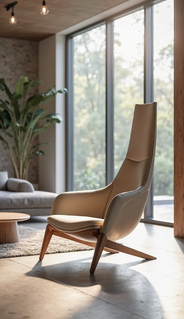 a modern chair
