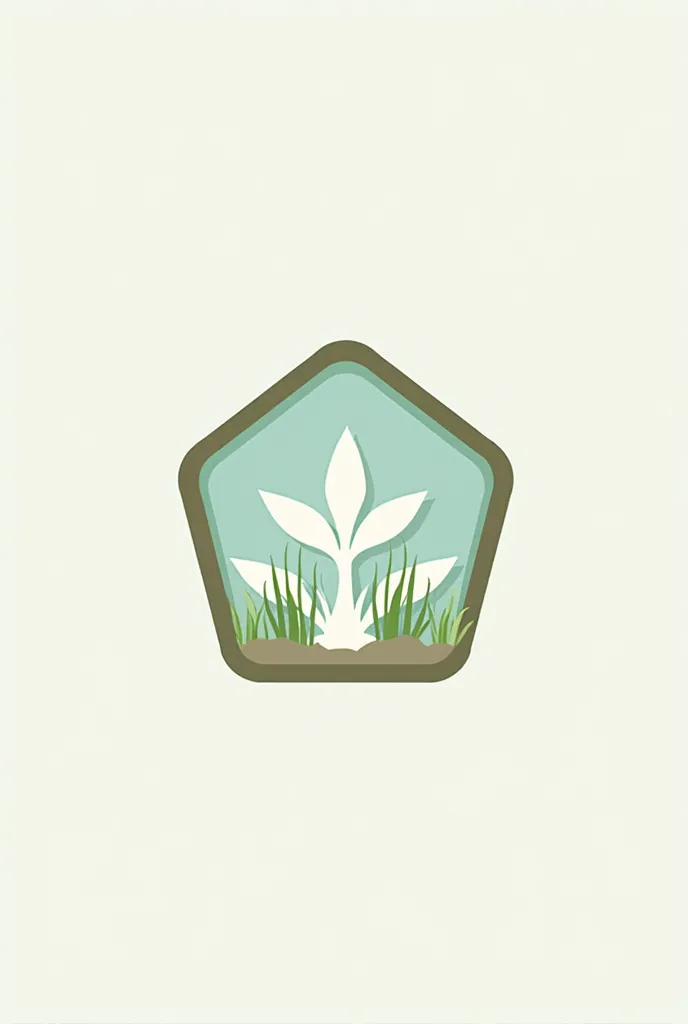 minimalist logo for a brand that produces terrariums, paludariums and aquariums