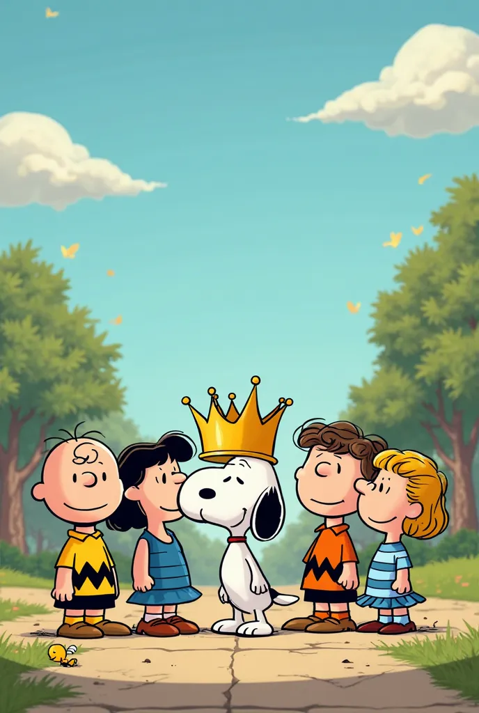 animation of peanuts using a crown