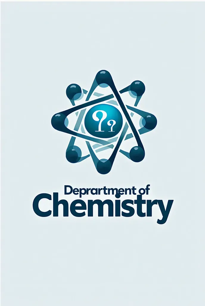 He designed a logo for me for the Department of Chemistry 